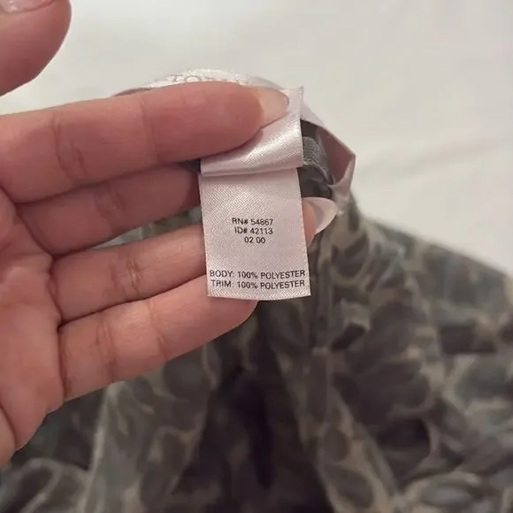 Victoria's Secret Vintage Y2k Medium Leopard Cheetah Print Slip Dress Sheer - Picture 6 of 8